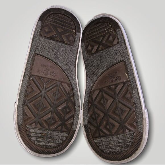 Converse All Star Infant Low Top Black size 8 - Picture 6 of 8